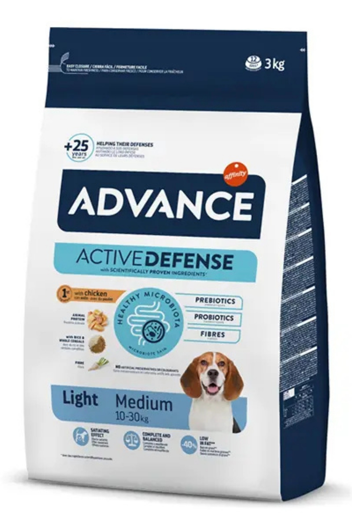 Advance Medium Light Tavuklu Orta Irk Yetişkin Diyet Köpek Maması 3 Kg