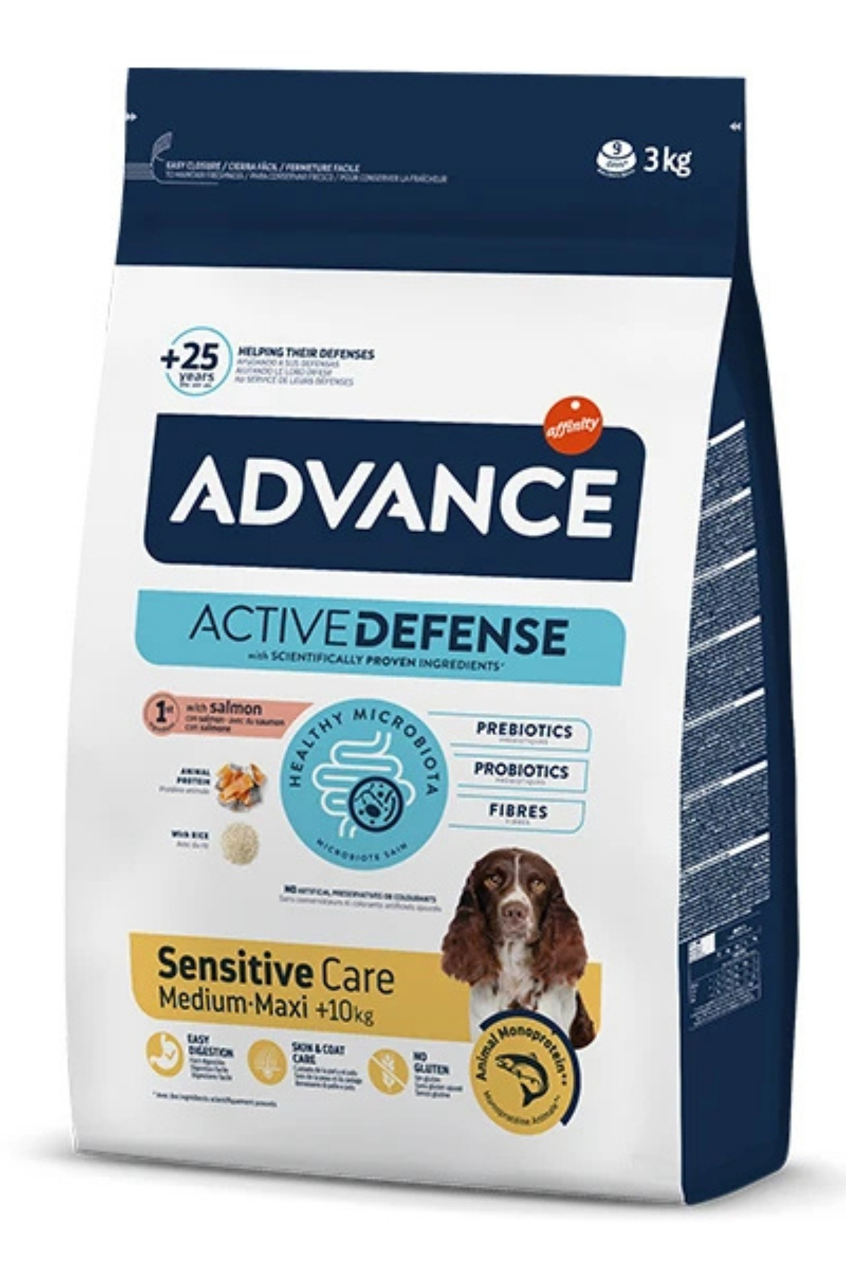 Advance Sensitive Somonlu Yetişkin Köpek Maması 3 Kg