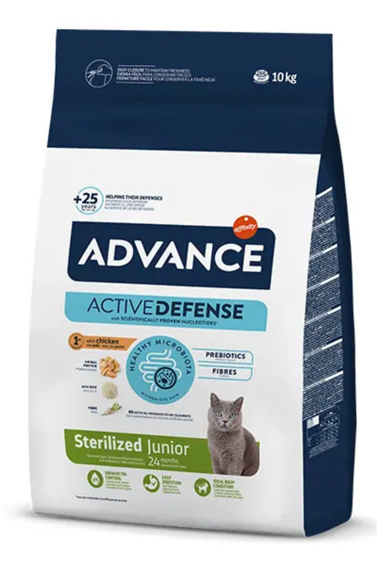 Advance Sterilized Junior Tavuklu Kısırlaştırılmış Yavru Kedi Maması 10 Kg