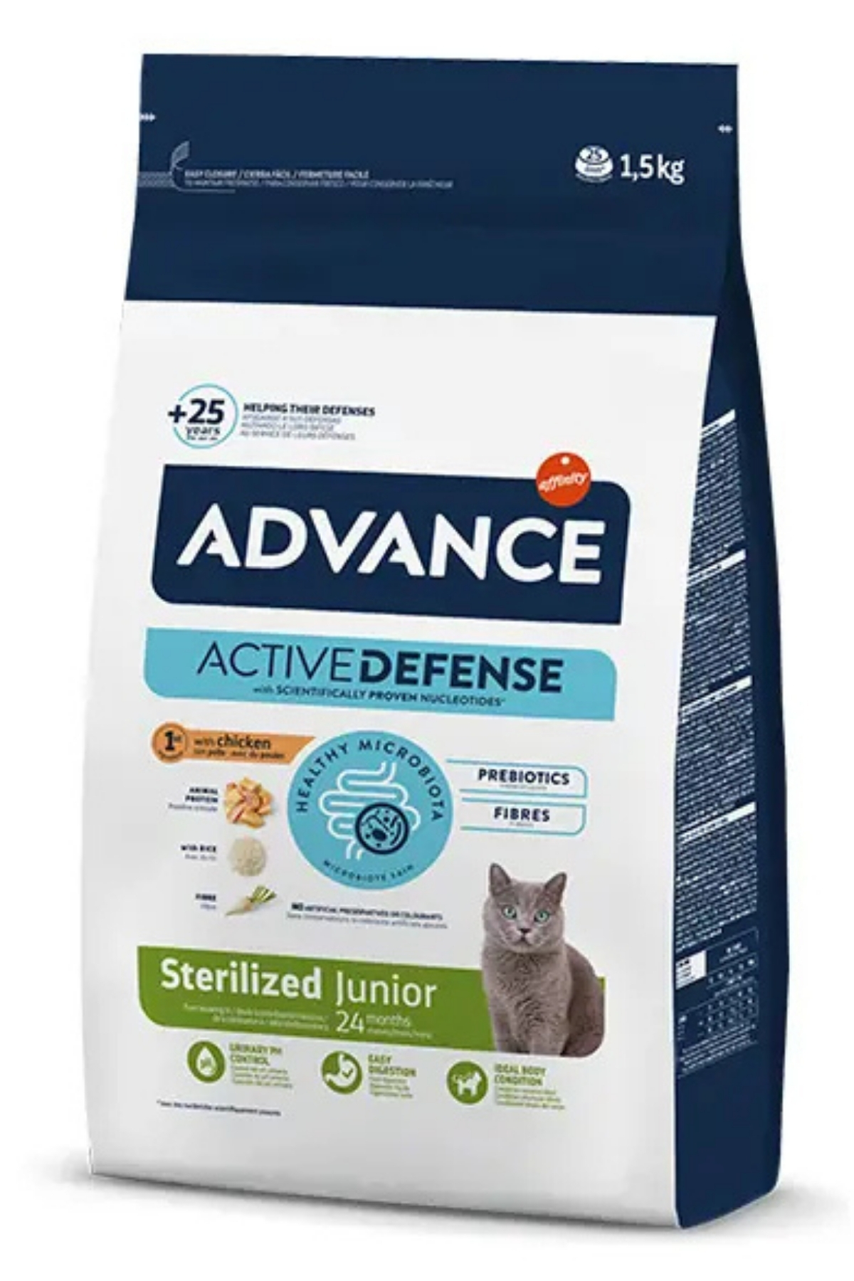 Advance Sterilized Junior Tavuklu Kısırlaştırılmış Yavru Kedi Maması 1,5 Kg