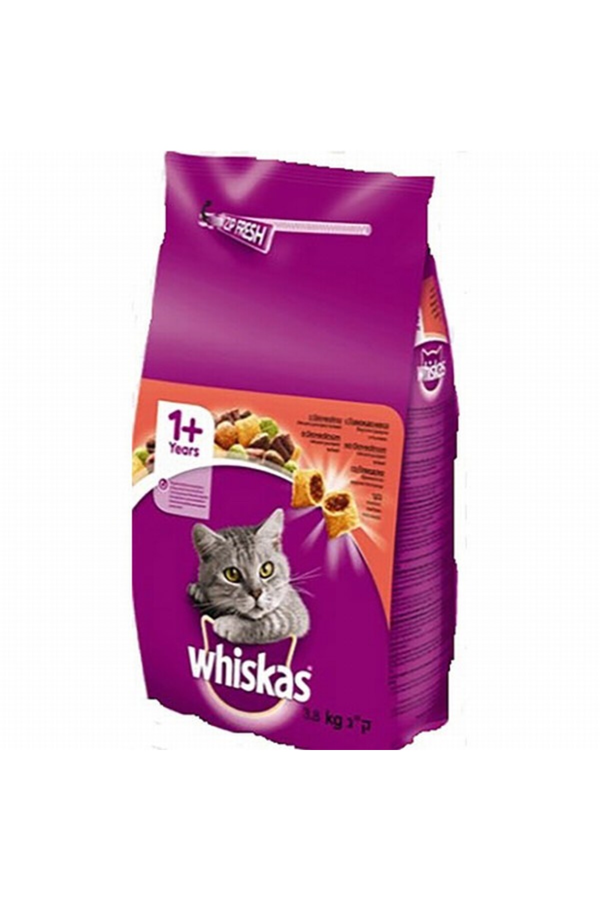 Whiskas Biftek&Havuç Kedi Maması - 3,8Kg Whiskas Biftek&Havuç Kedi Maması - 3,8Kg