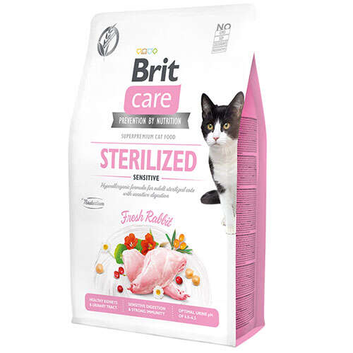 Brit Care Cat G-F Sterilized Sensitive Fresh Rabbit 2 Kg