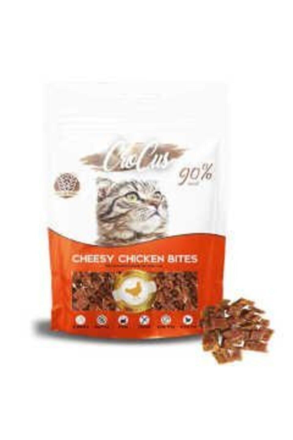 Crocus Bıtes Tavuklu Tahılsız Kedi Ödülü 80 Gr