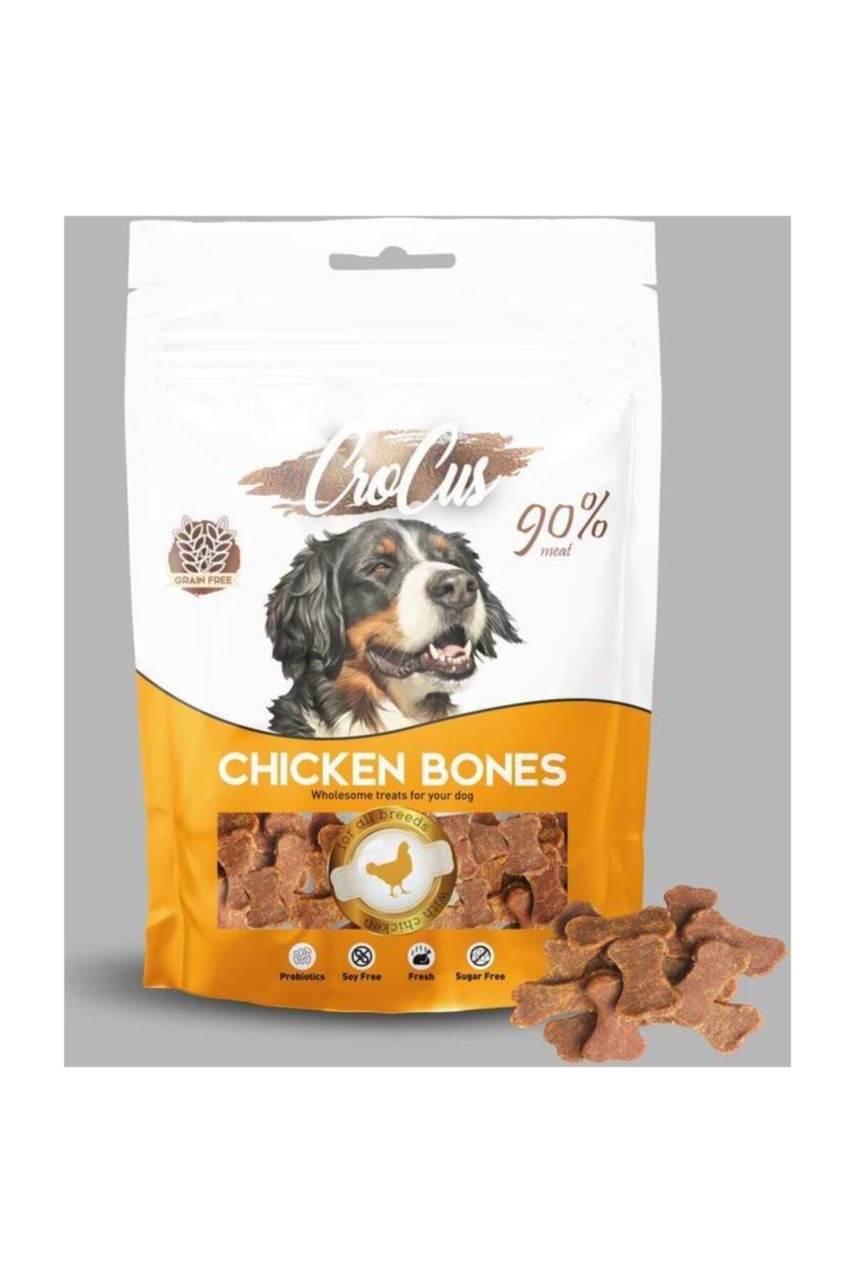 Crocus Bones Tavuklu Tahılsız Köpek Ödülü 80 Gr