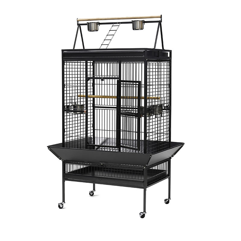 Dayang Papağan Kafesi Ayaklı Siyah 102.5*80*172cm Dayang Papağan Kafesi Ayaklı Siyah 102.5*80*172cm