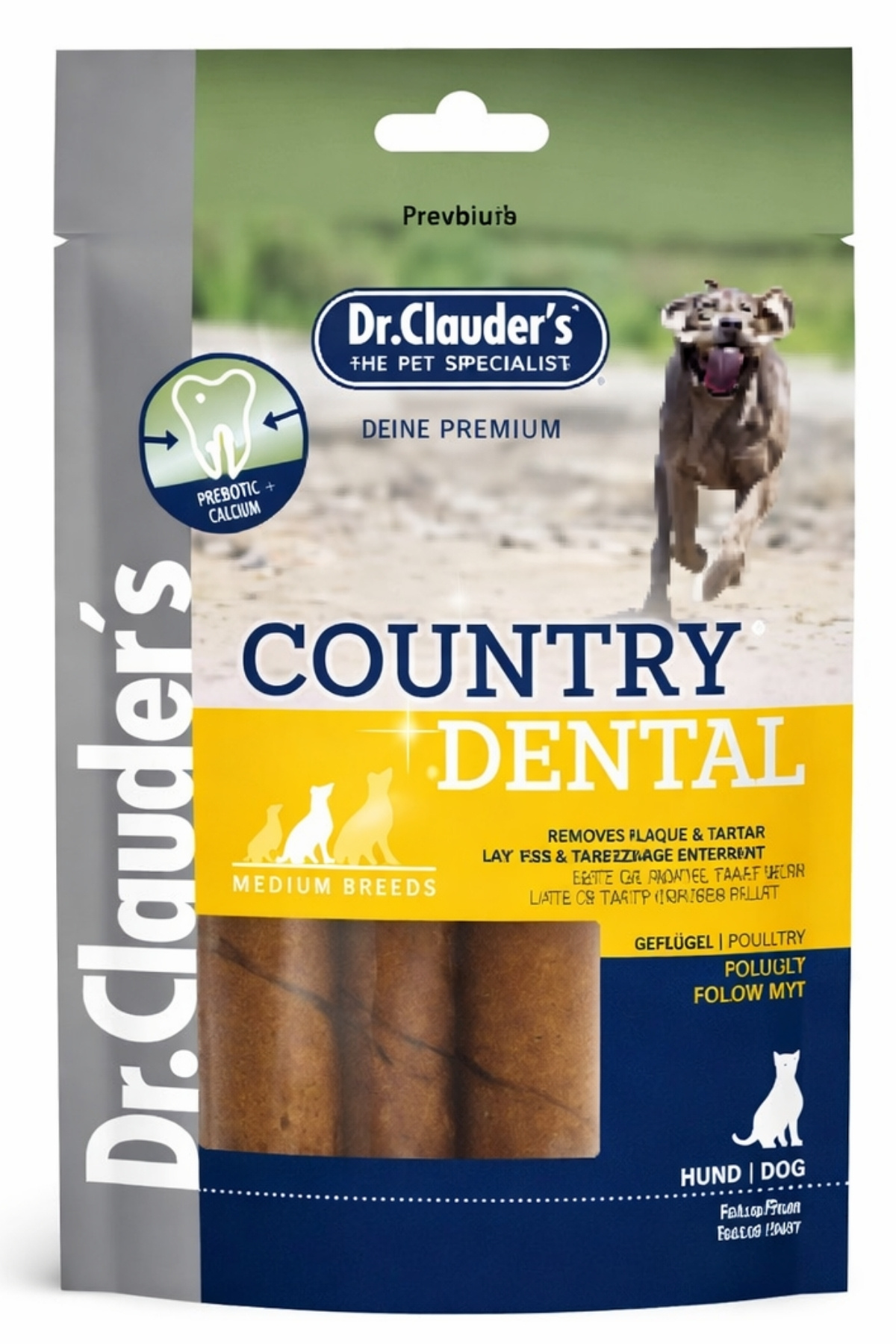 Dr. Clauders Country Dental Tavuklu Köpek Ödülü 120 gr