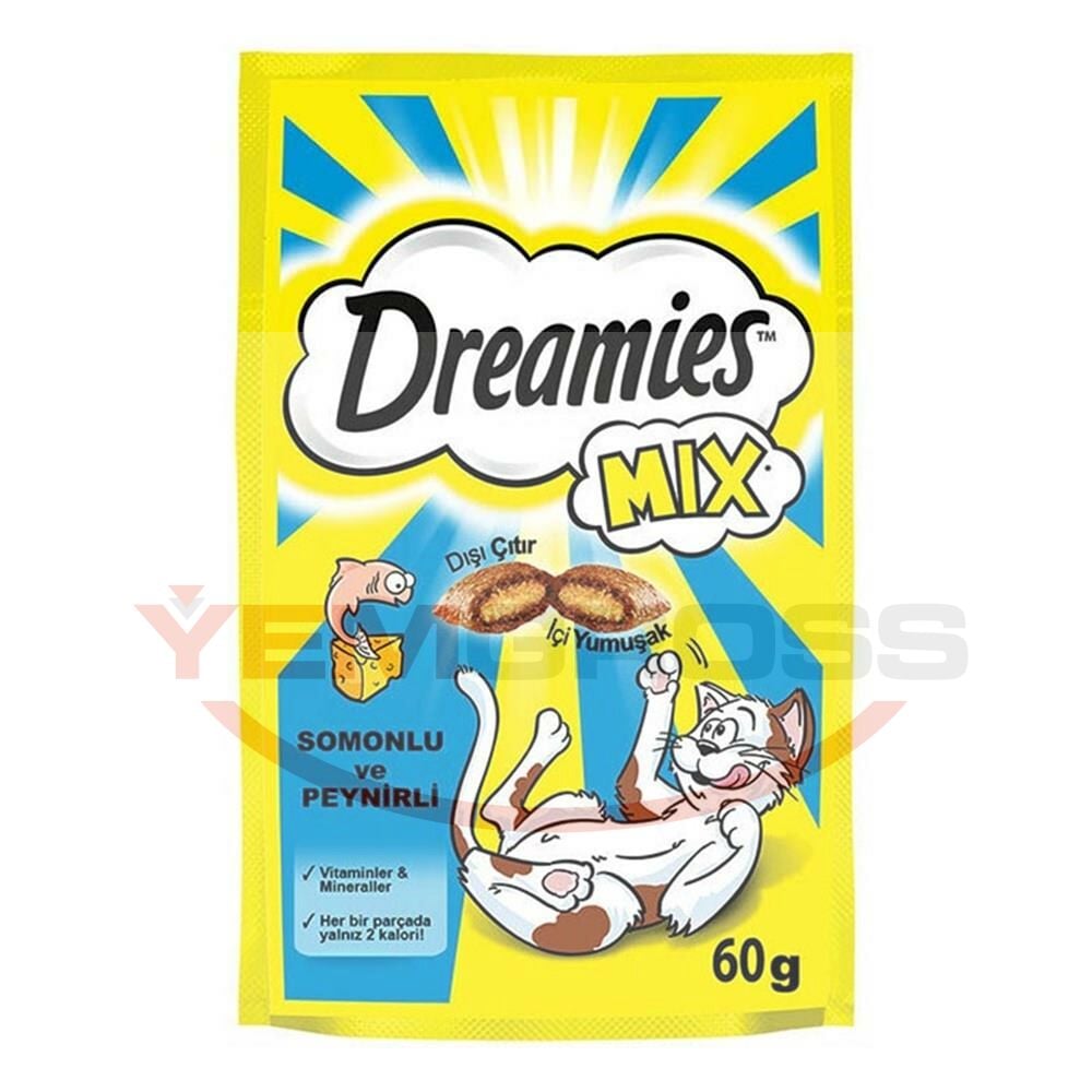 Dreamies Somonlu&Peynirlı Kedi Ödülü - 60 Gr Dreamies Somonlu&Peynirlı Kedi Ödülü - 60 Gr