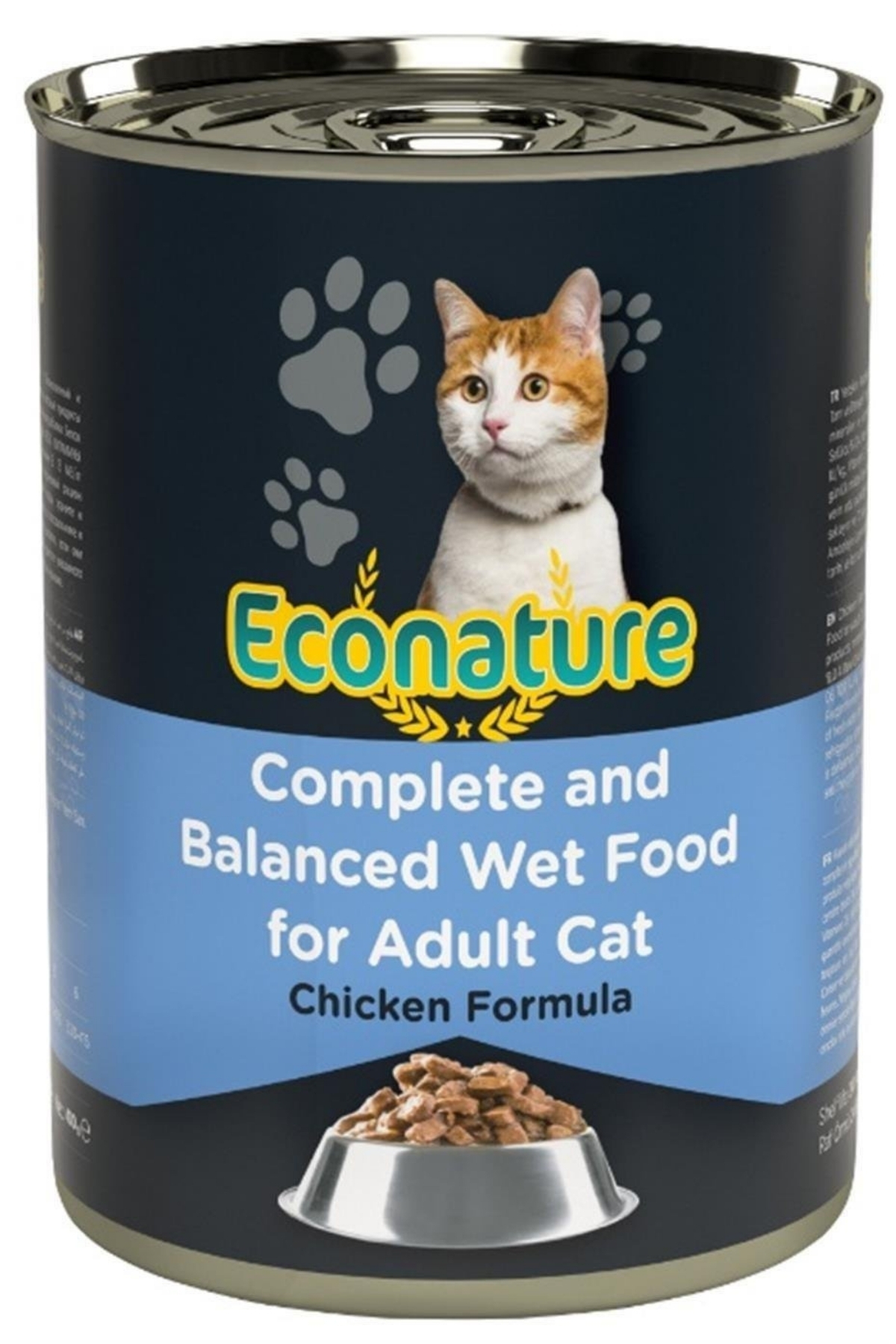 Econature Tavuklu Yetişkin Kedi Konservesi 400 Gr
