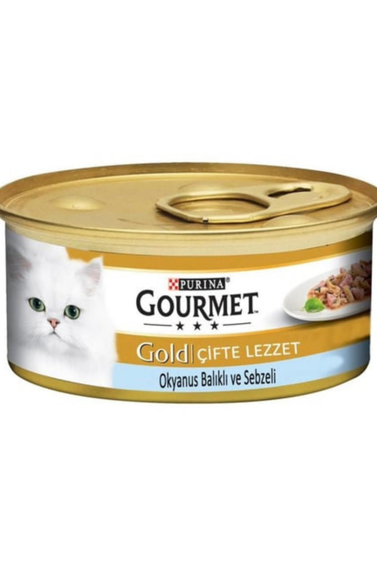 Gourmet Gold Balık&İspanak Çifte Lezzet-85 Gr