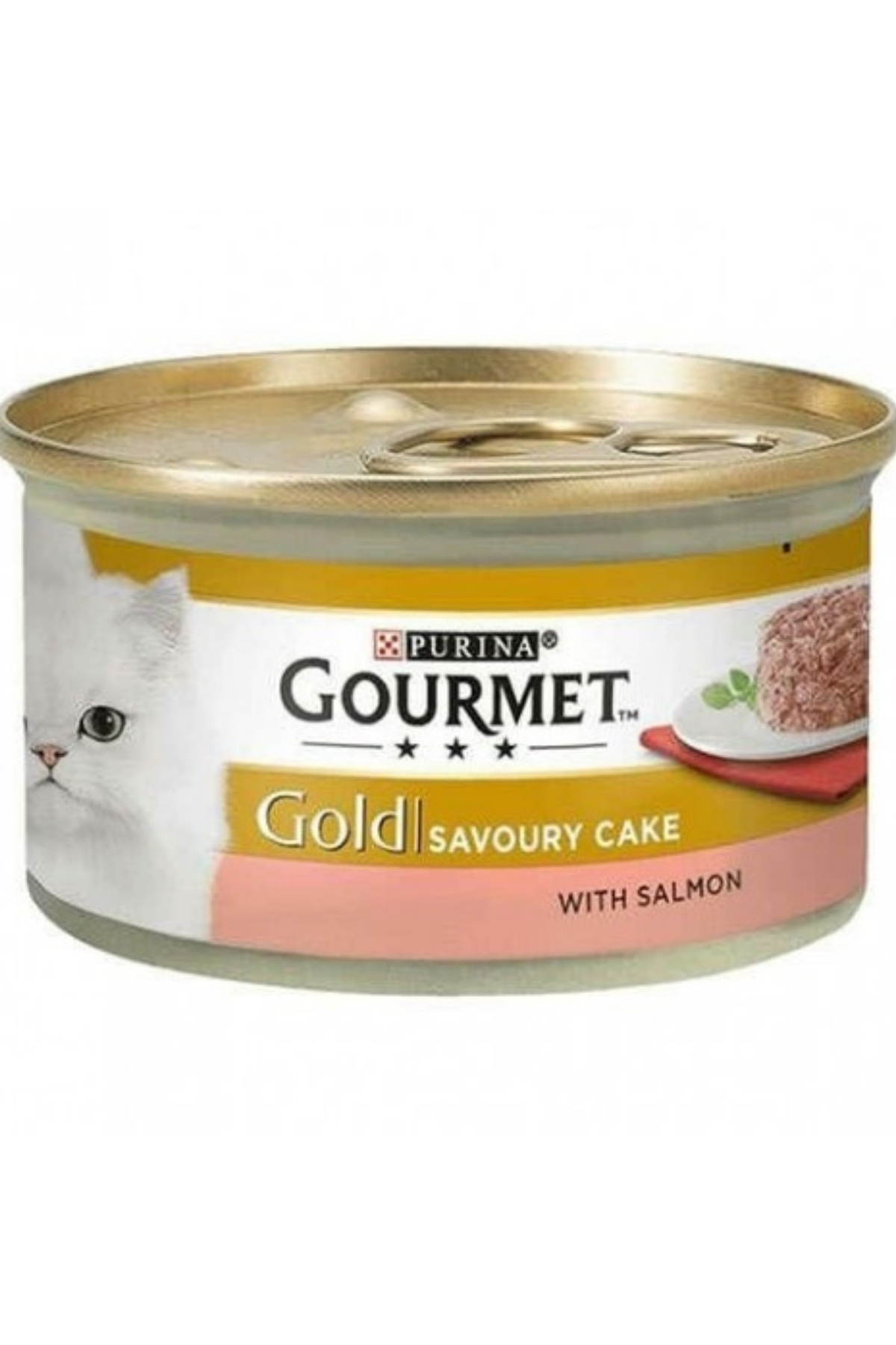 Gourmet Gold Svry Cake Somon Balıklı  Konserve Kedi Maması -85Gr
