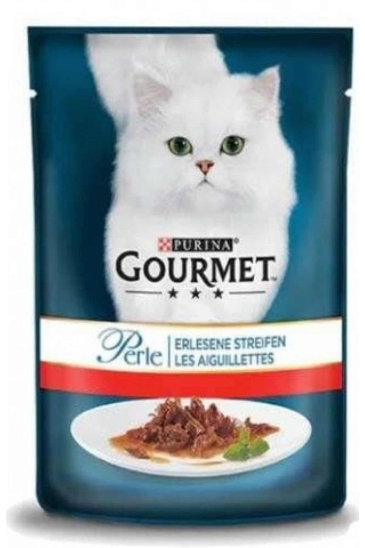 Gourmet Perle Izgara Sığır Etli Pouch Kedi Maması -85Gr
