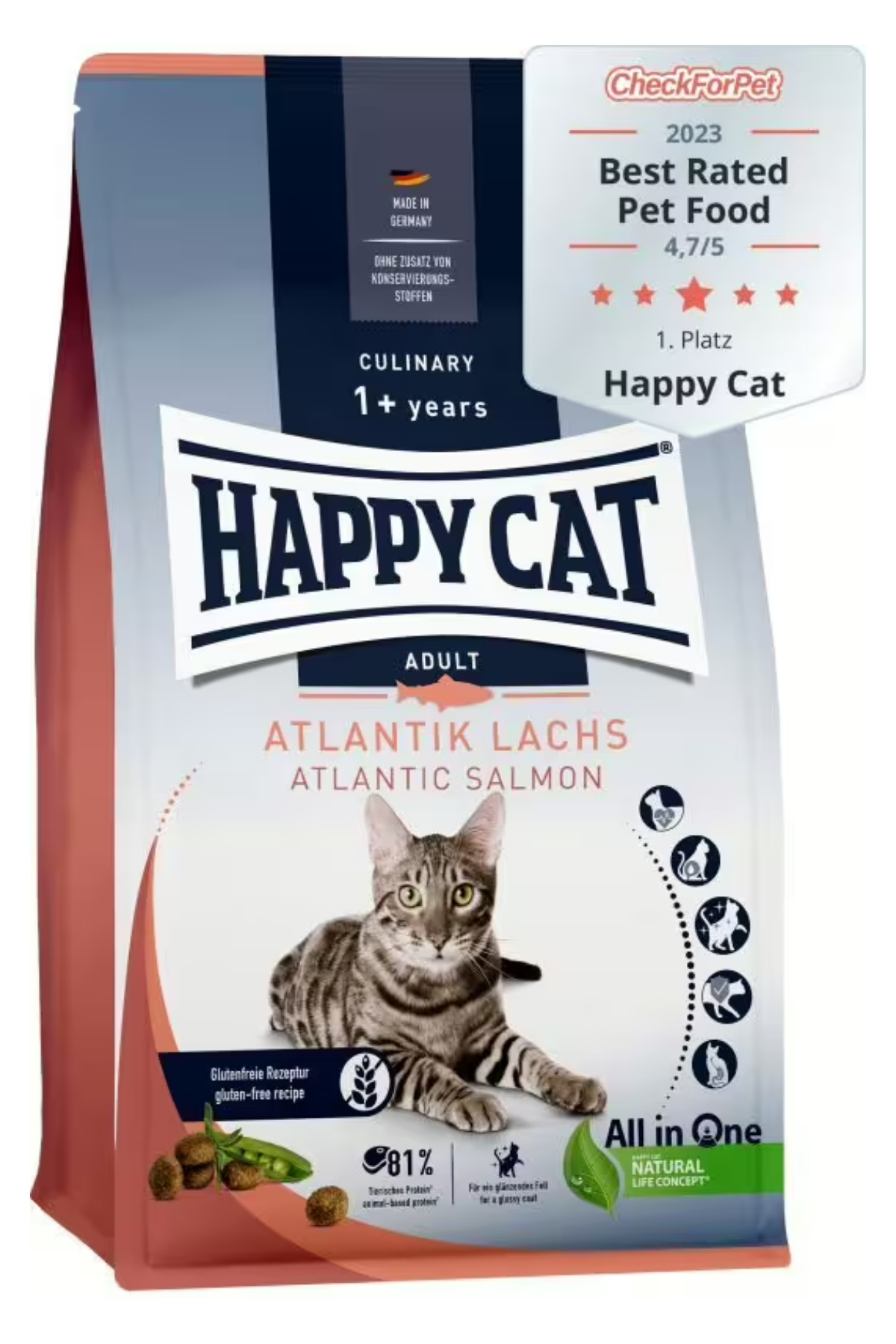Happy Cat Culinary Somonlu Yetişkin Kedi Maması 10 Kg