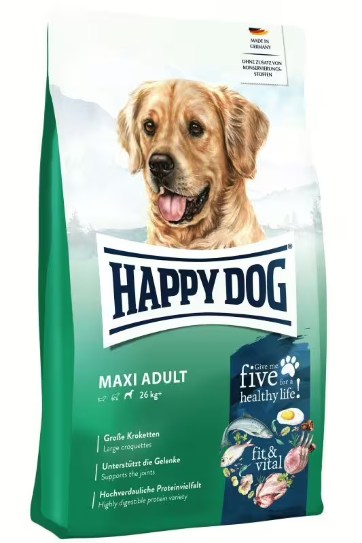 Happy Dog Fit & Vital Maxi Adult Büyük Irk Yetişkin Köpek Maması 14 Kg