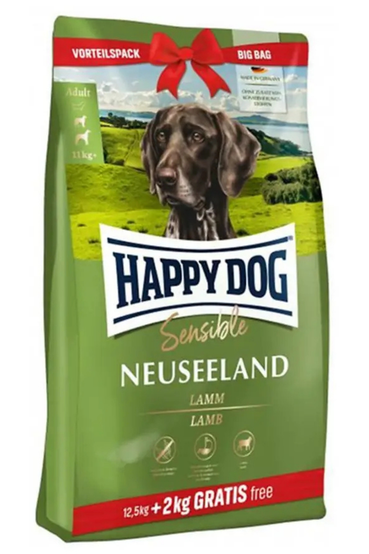 Happy Dog Neuseeland Kuzu Etli Yetişkin Köpek Maması 14,5 Kg