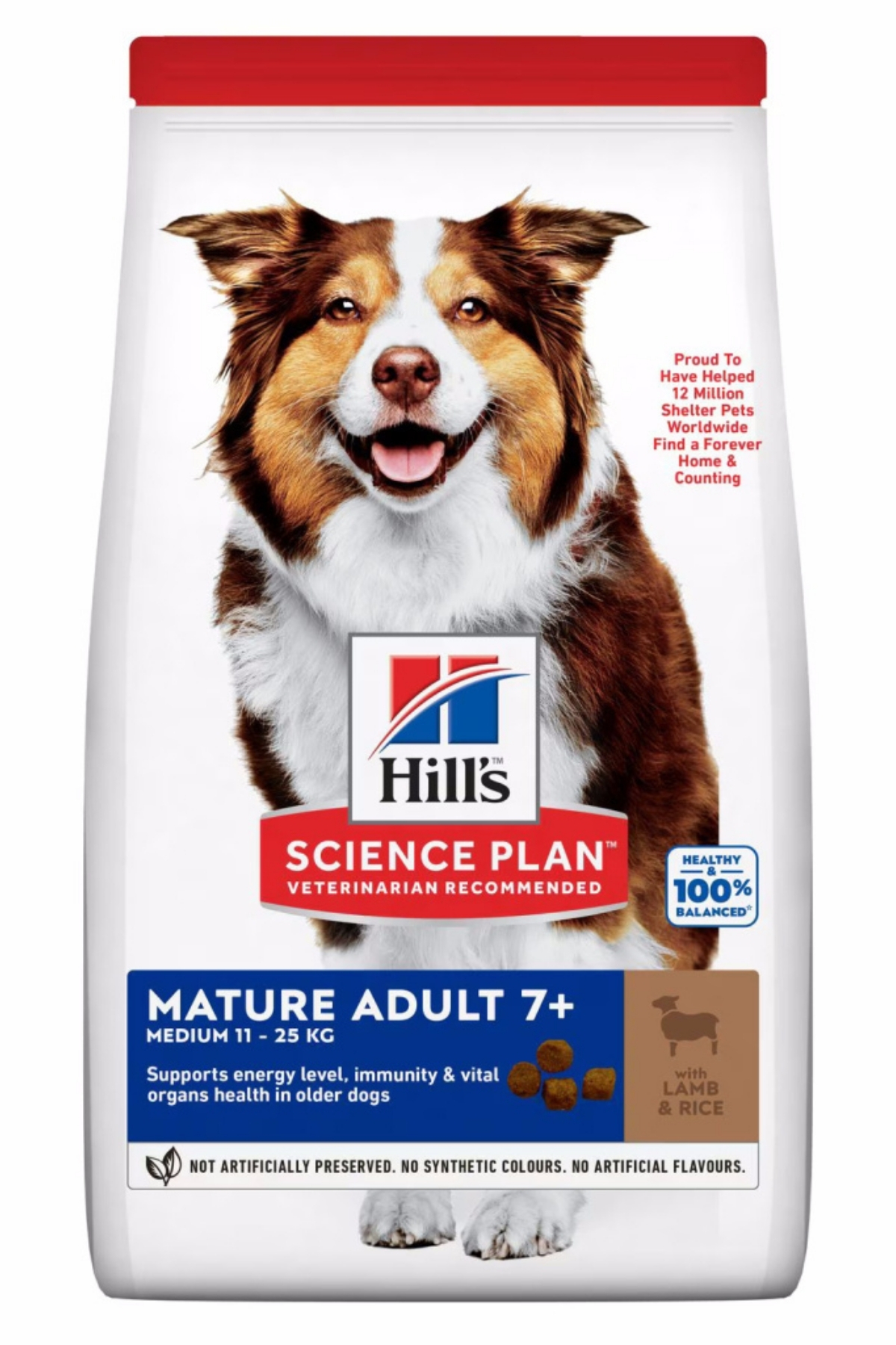 Hill's SP Kuzulu ve Pirinçli Orta Irk +7 Yaşlı Köpek Maması 12+2KG