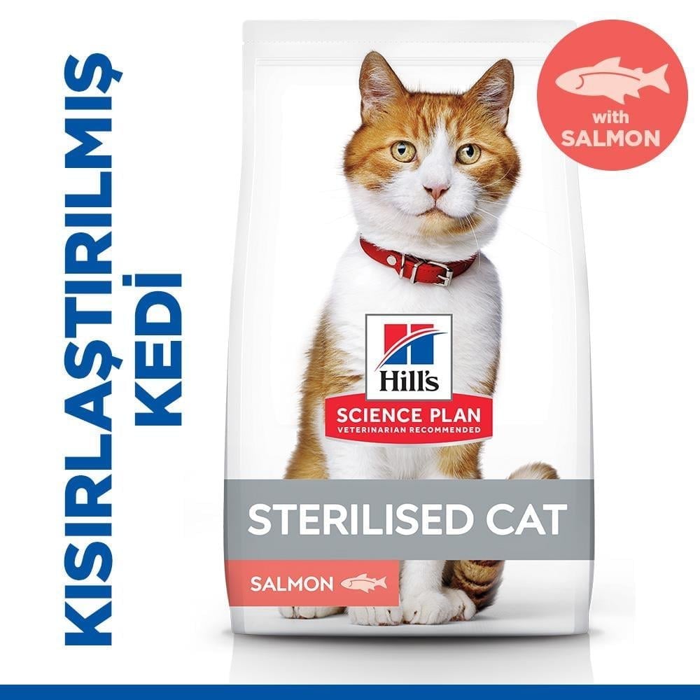 Hill's SP Somon Kısırlaştırılmış Yetişkin Kedi Maması 3KG Hill's SP Somon Kısırlaştırılmış Yetişkin Kedi Maması 3KG