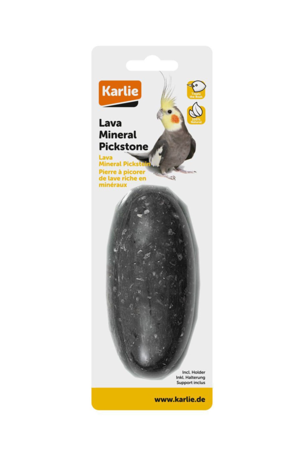 Karlıe Gaga Taşı Lava 130 Gr Siyah