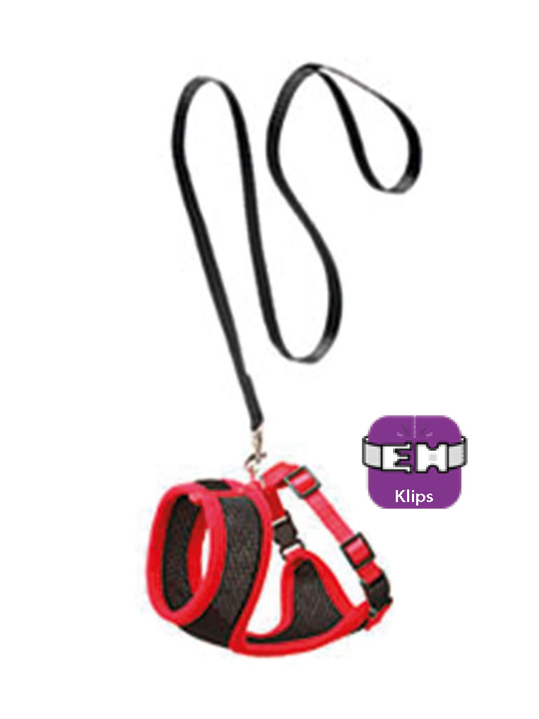 Karlıe Kedi Göğüs Tasması 30cm Kırmızı/siyah Karlıe Kedi Göğüs Tasması 30cm Kırmızı/siyah