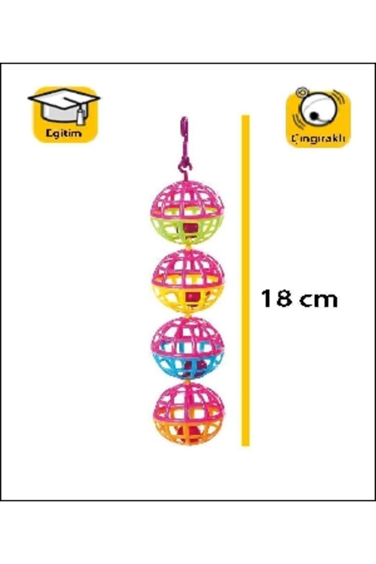 Karlıe Plastik Kuş Oyuncağı 18cm