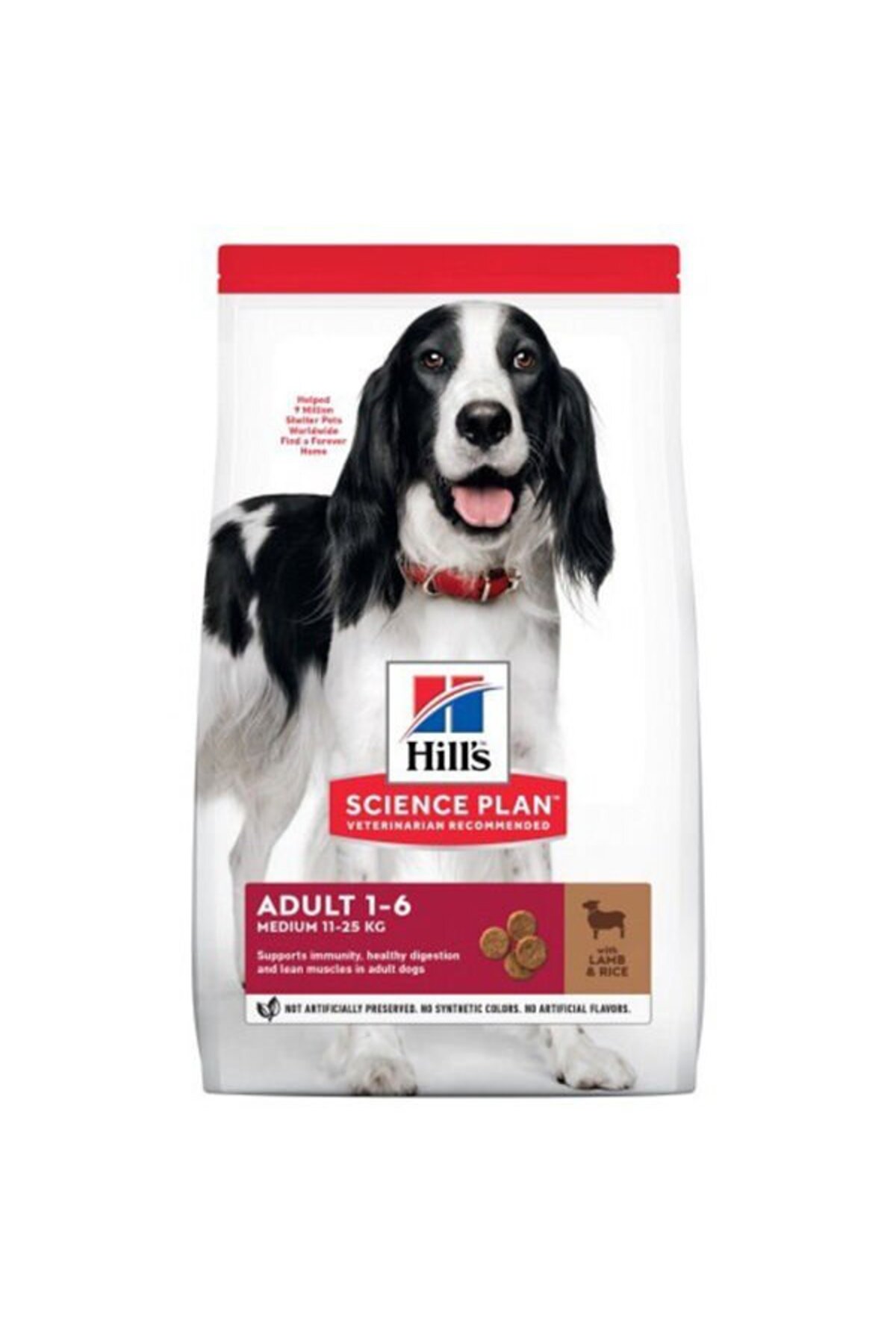 Hill's SP Kuzulu ve Pirinçli Orta Irk Yetişkin Köpek Maması 2.5KG