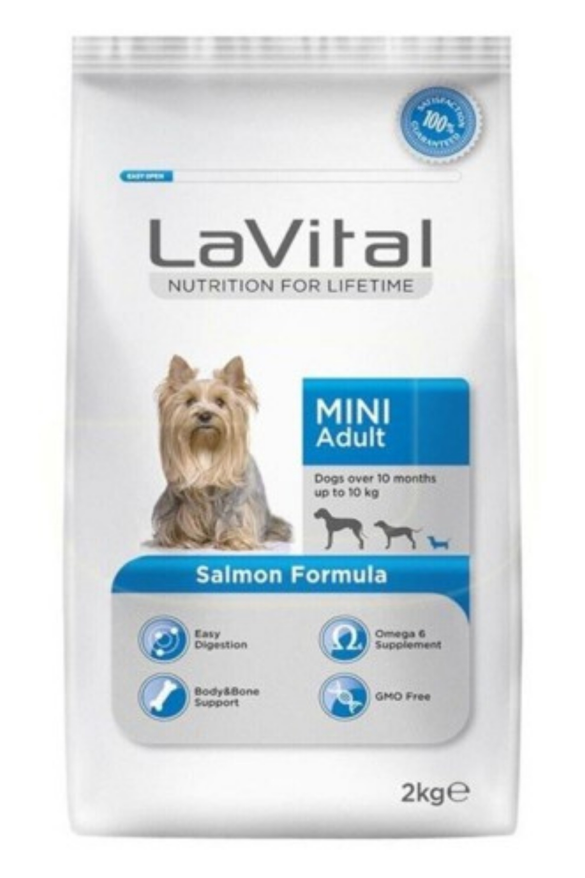 La Vital Mini Somonlu Küçük Irk Yetişkin Köpek Maması 2 Kg