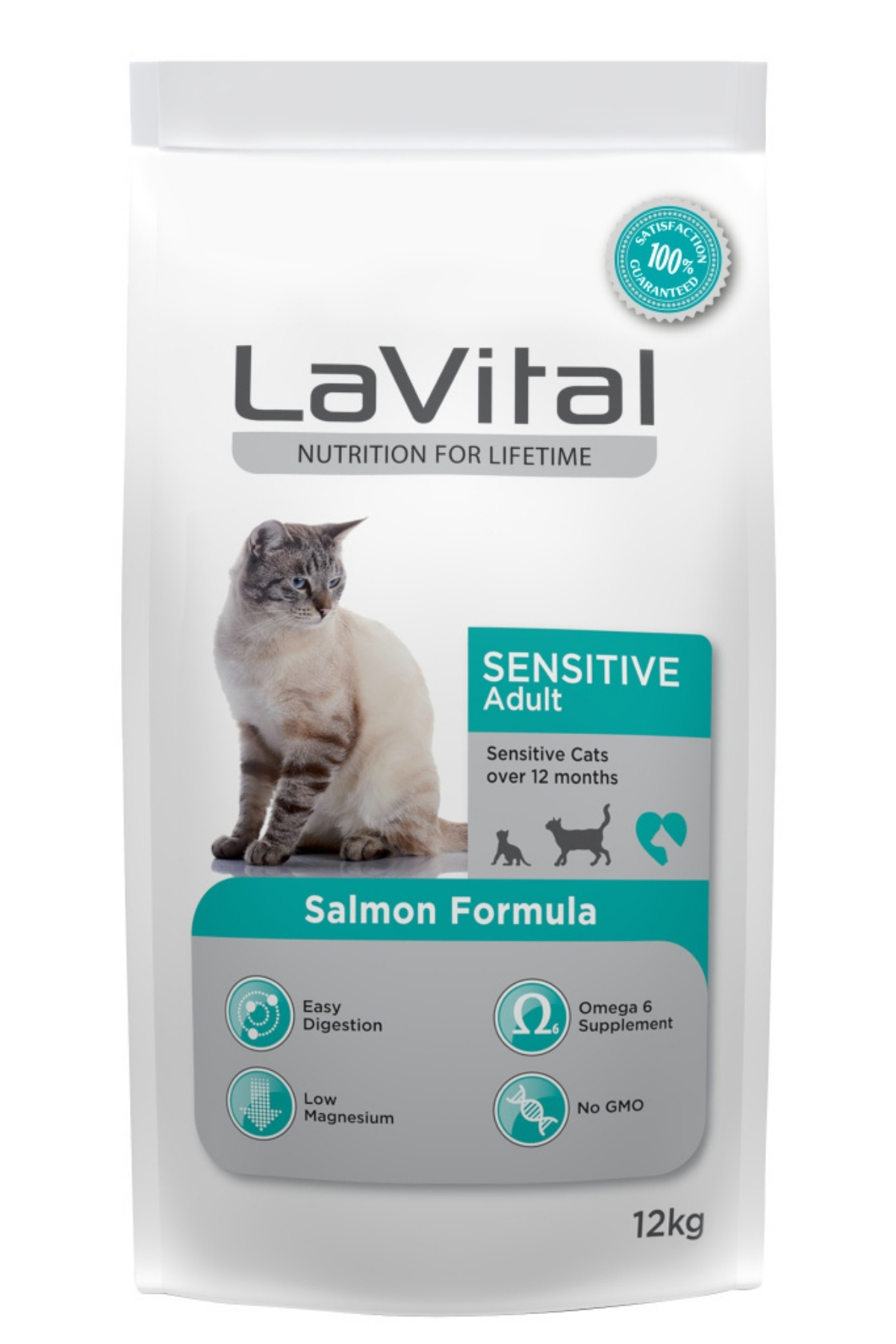 LaVital Sensitive Somonlu Yetişkin Kedi Maması 12 Kg