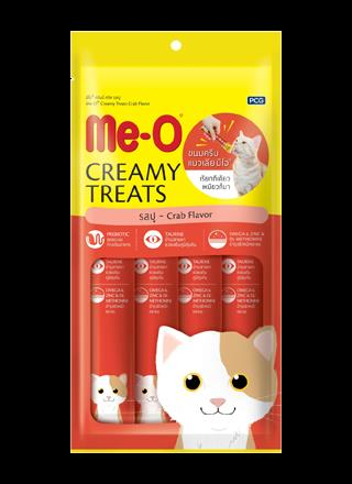 TR5CACH4815 Me-O Creamy Treat Yengeç & Ton Balığı Kedi Ödülü 4x15gr