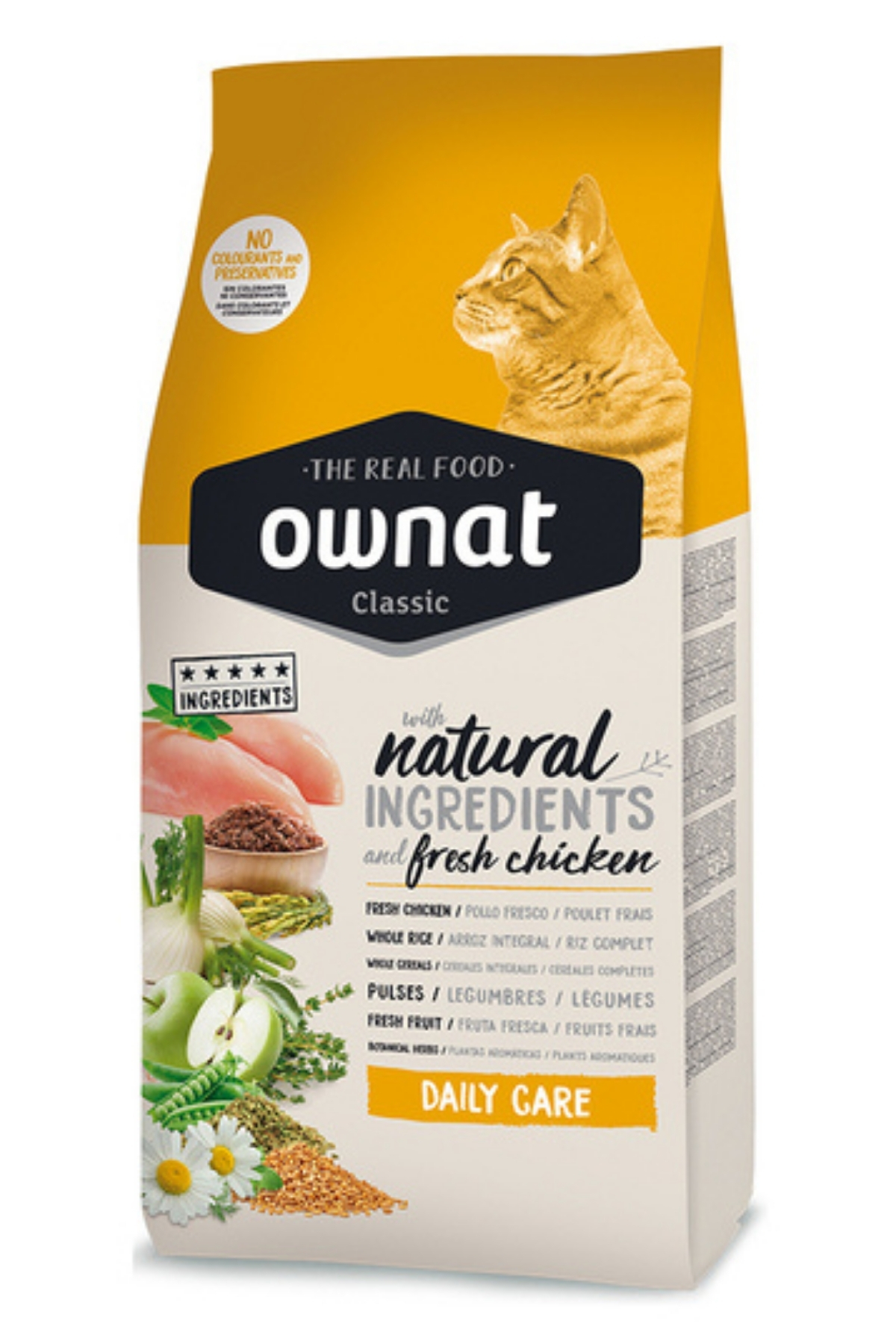 Ownat 1,5 kg Daily Care Yetişkin Tavuklu Kedi Maması