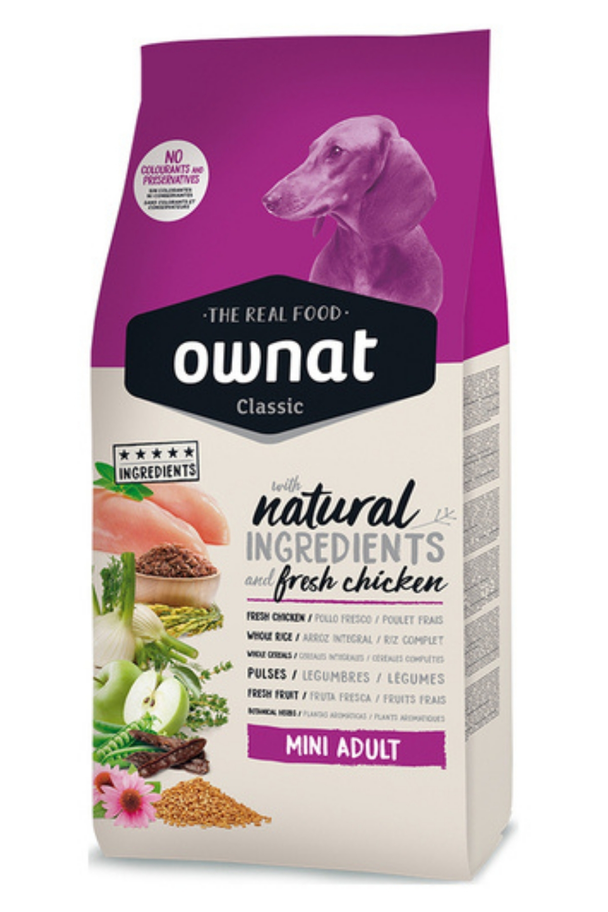 Ownat 1,5 kg Tavuklu Classic Mini Adult Köpek Maması