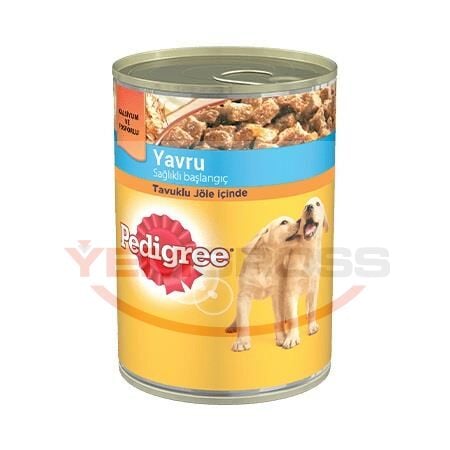 Pedigree Junior Tavuklu Konserve Köpek Maması- 400Gr