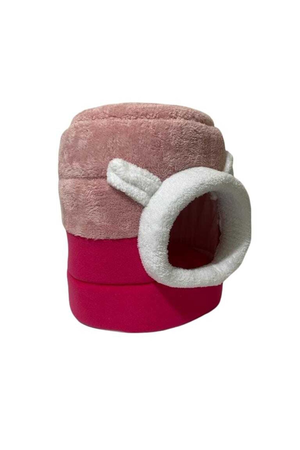 Pembe Kutu Kedi Yatağı Yuvası Yıkanabilir 40x40 Cm