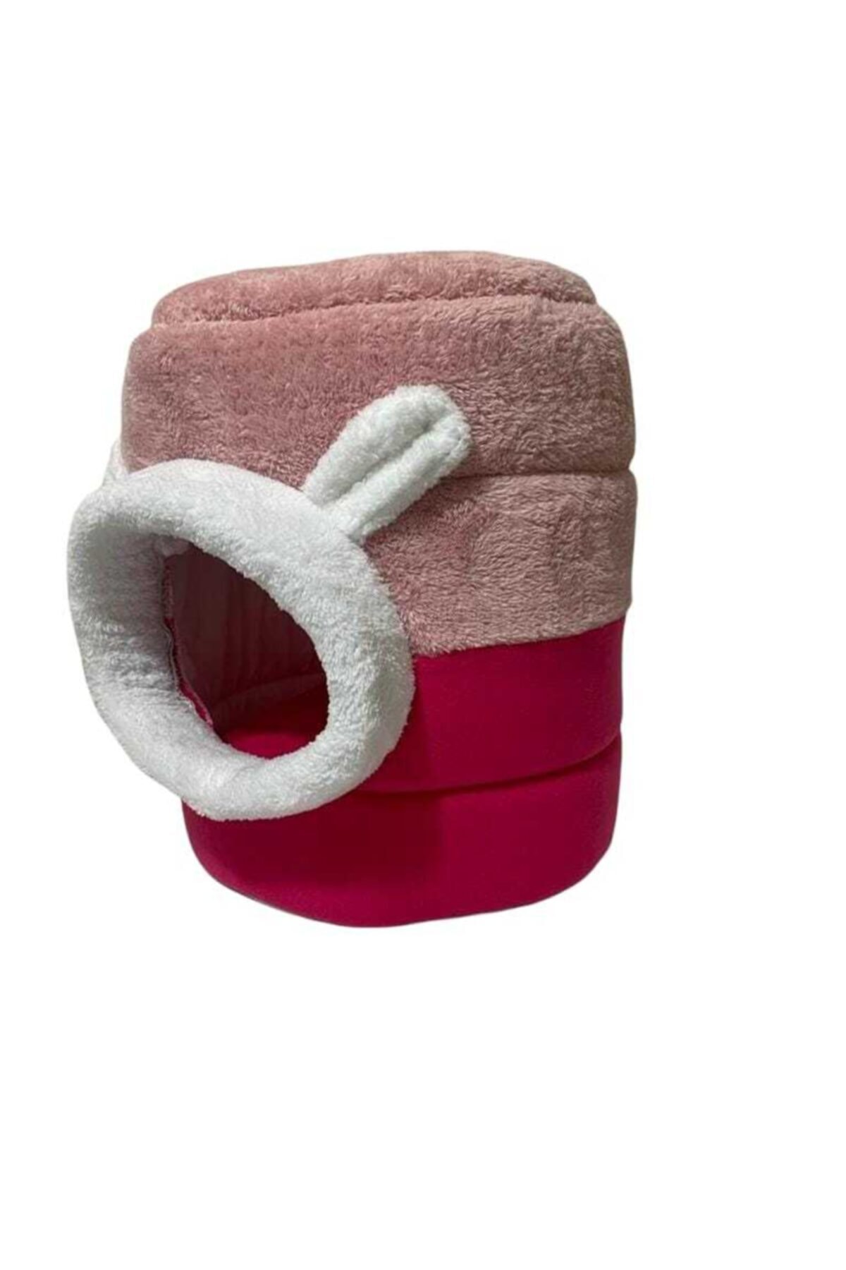 Pembe Kutu Kedi Yatağı Yuvası Yıkanabilir 40x40 Cm