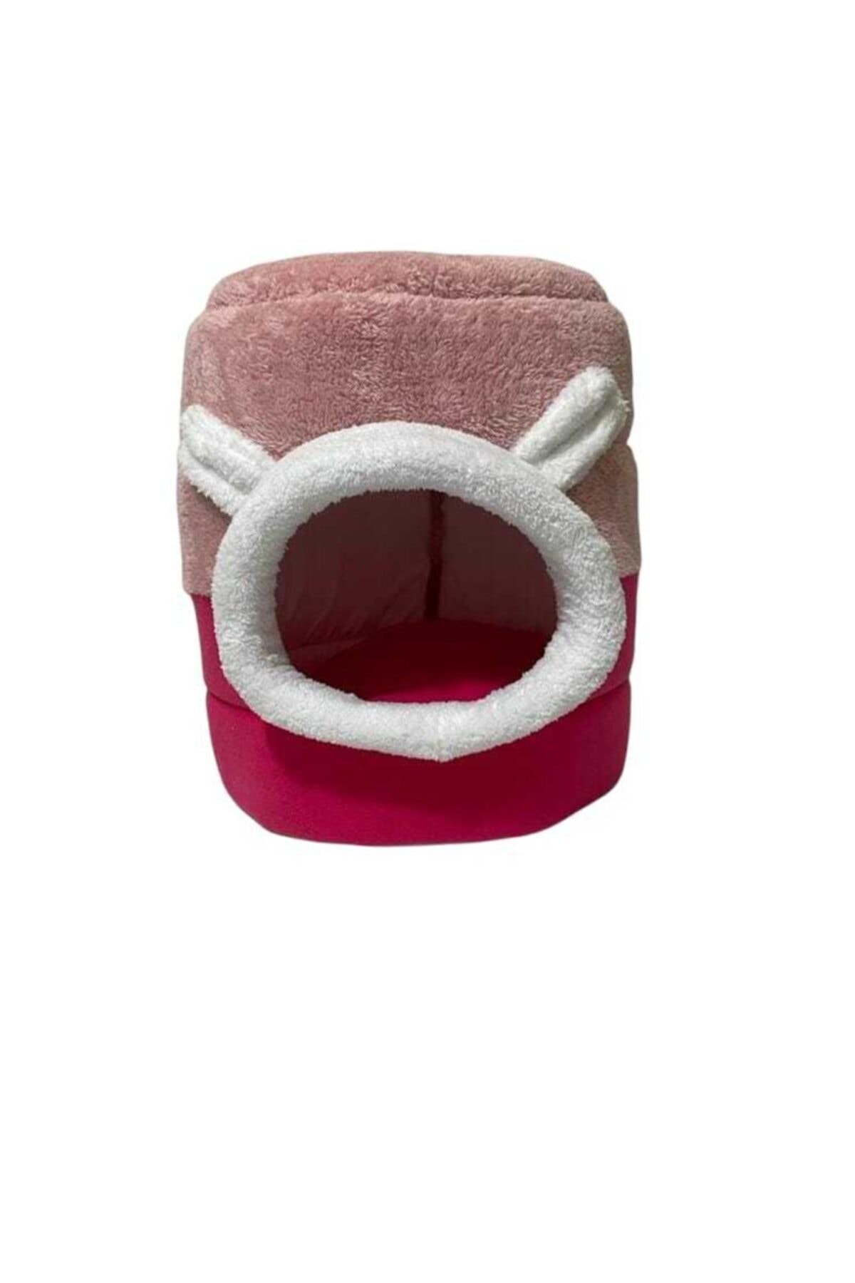 Pembe Kutu Kedi Yatağı Yuvası Yıkanabilir 40x40 Cm