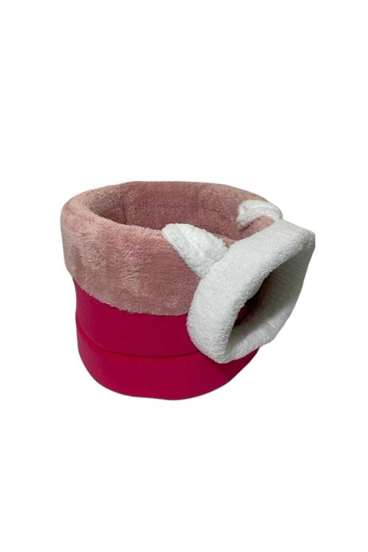 Pembe Kutu Kedi Yatağı Yuvası Yıkanabilir 40x40 Cm