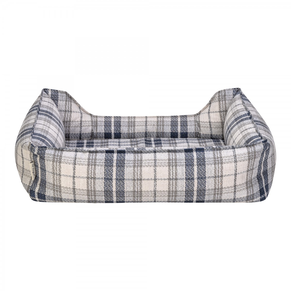 Pet Comfort Delta  Lacivert Kareli Kedi ve Köpek Yatağı S 75x60cm