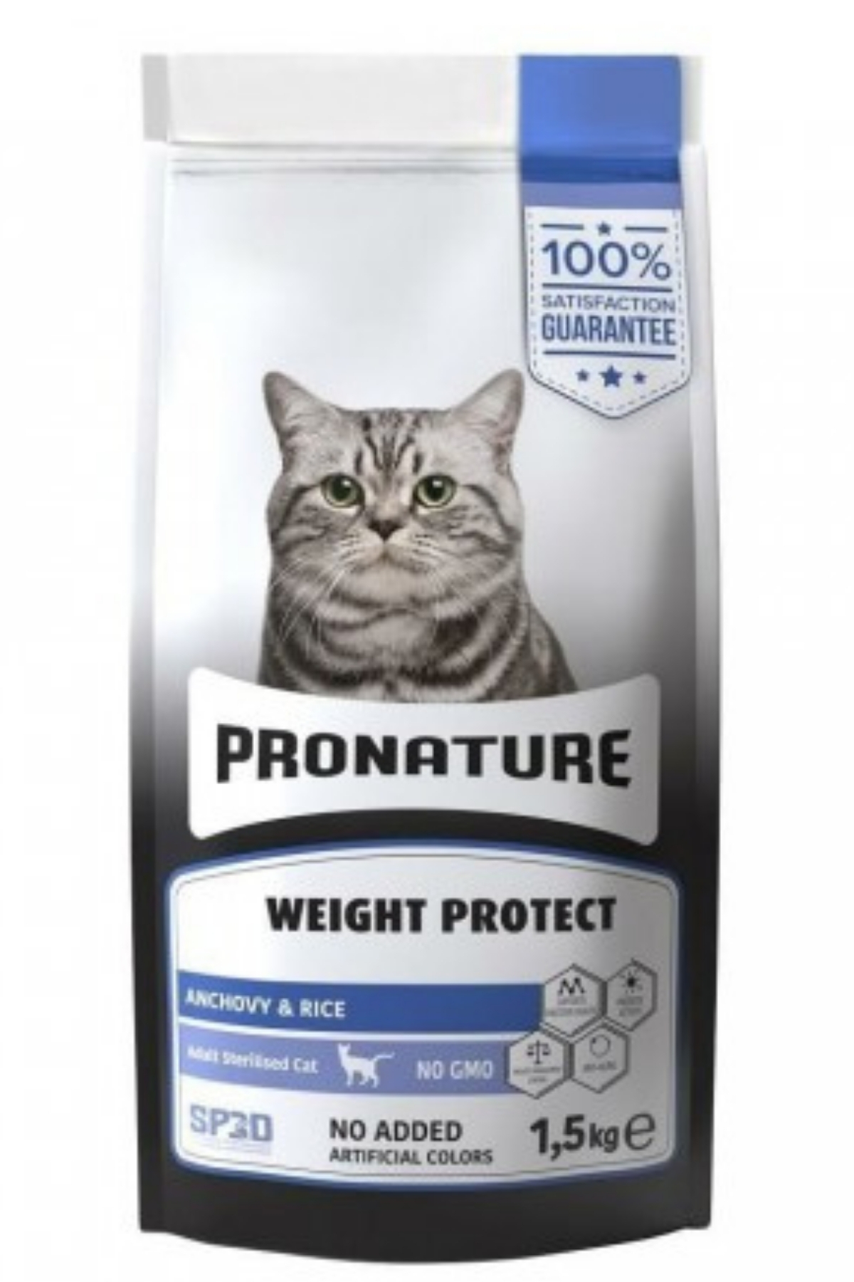 Pronature Hamsili ve Pirinçli Kısırlaştırılmış Kedi Maması 1,5 Kg
