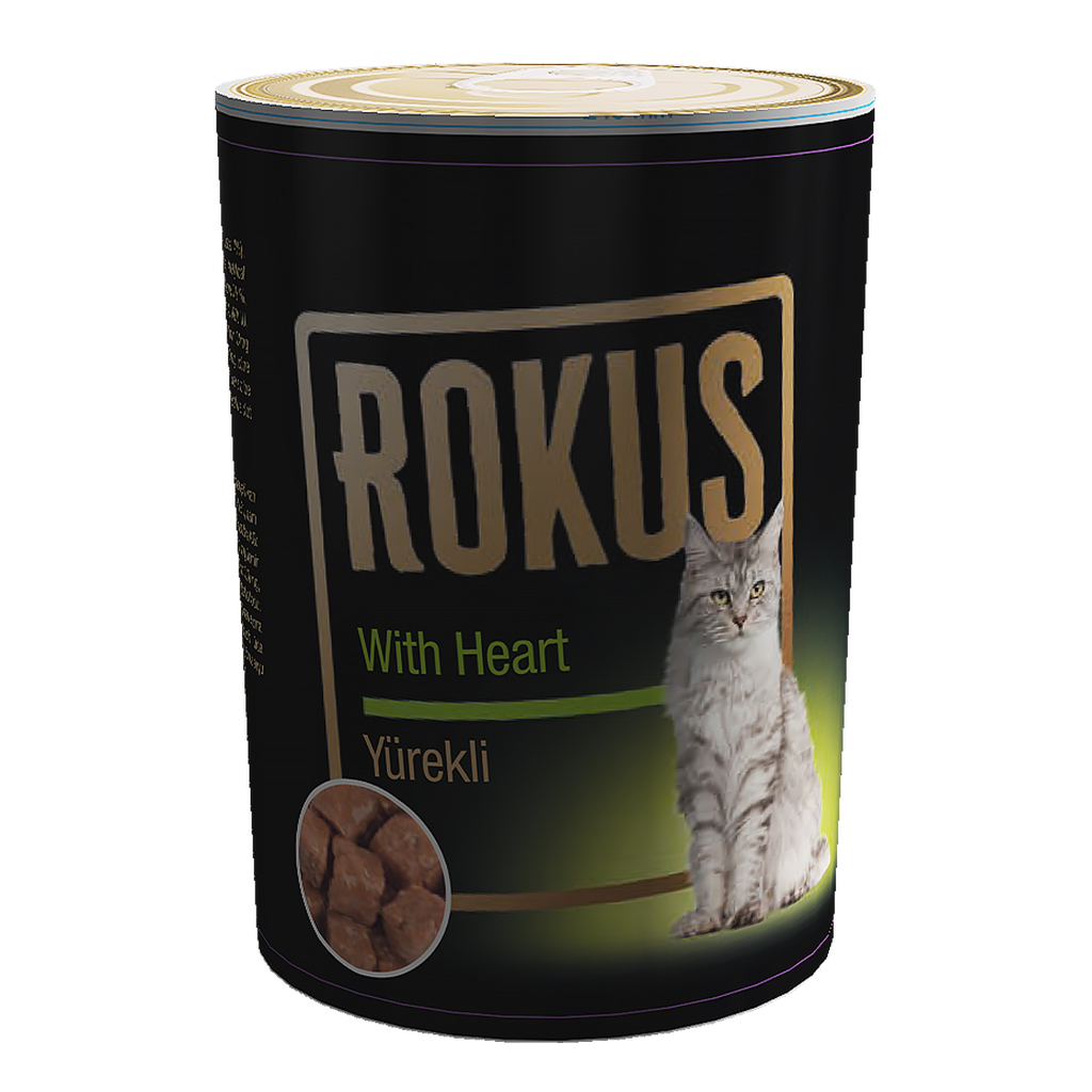 Rokus Yürekli Kedi Konservesi 410g Rok240410htacl1 Rokus Yürekli Kedi Konservesi 410g Rok240410htacl1