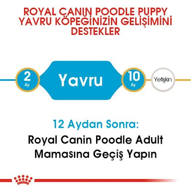 Royal Canin Poodle Puppy Yavru Köpek Maması 3 Kg Royal Canin Poodle Puppy Yavru Köpek Maması 3 Kg