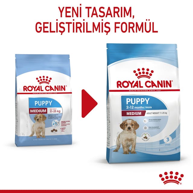 Royal Canin Medium Puppy Orta Irk Yavru Köpek Maması 4 Kg Royal Canin Medium Puppy Orta Irk Yavru Köpek Maması 4 Kg