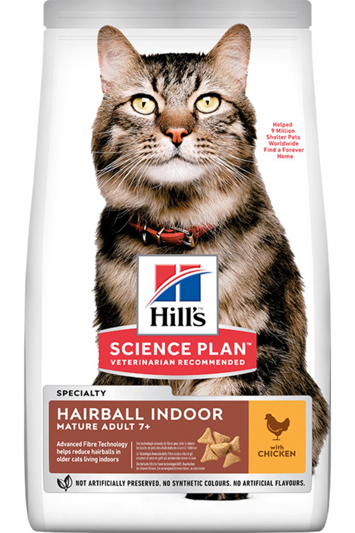 Hills Hairball Control Tüy Yumağı İçin Yaşlı Kedi Maması 1,5 Kg