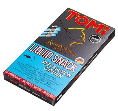 Tomi Kedi Kreması Somon Ve İnülin 8x15gr 120gr Tomi Kedi Kreması Somon Ve İnülin 8x15gr 120gr
