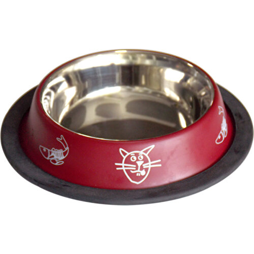 Tommy Çelik Mama Kabı Bordo 8 Oz