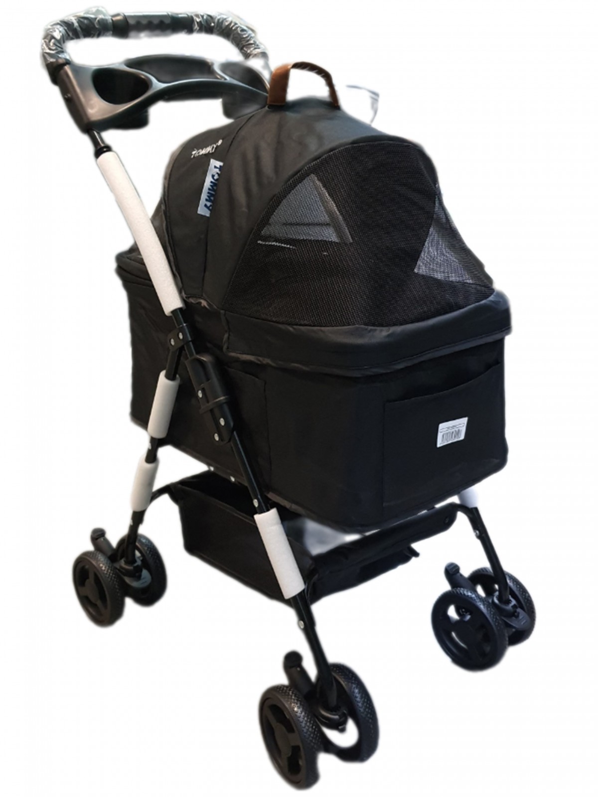 Tommy Evcil Hayvan Arabası 65x45x95cm Siyah Max 15 Kg Tommy Evcil Hayvan Arabası 65x45x95cm Siyah Max 15 Kg