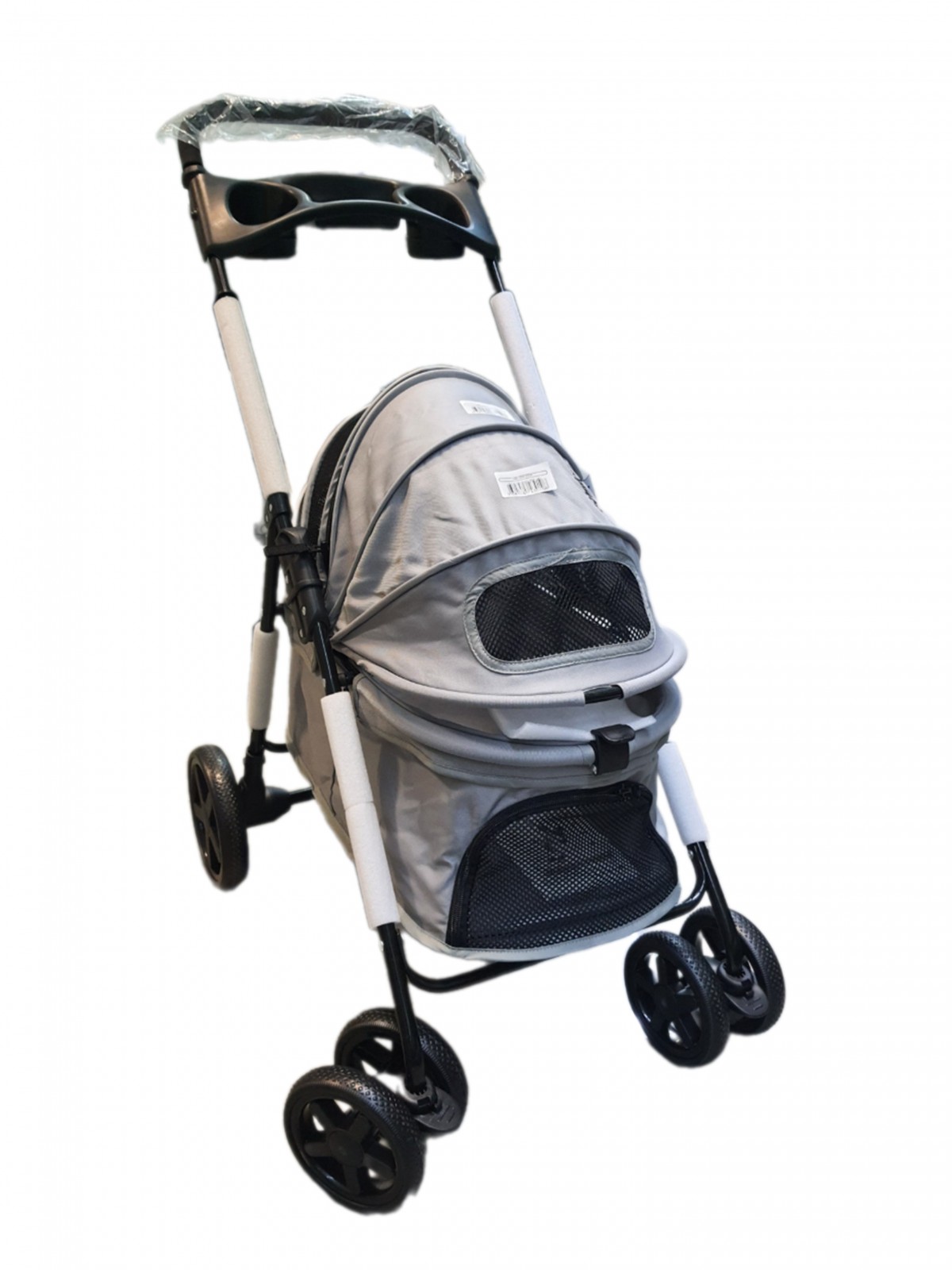 Tommy Evcil Hayvan Arabası 74,5x46,5x97,5cm Gri Max 15 Kg Tommy Evcil Hayvan Arabası 74,5x46,5x97,5cm Gri Max 15 Kg