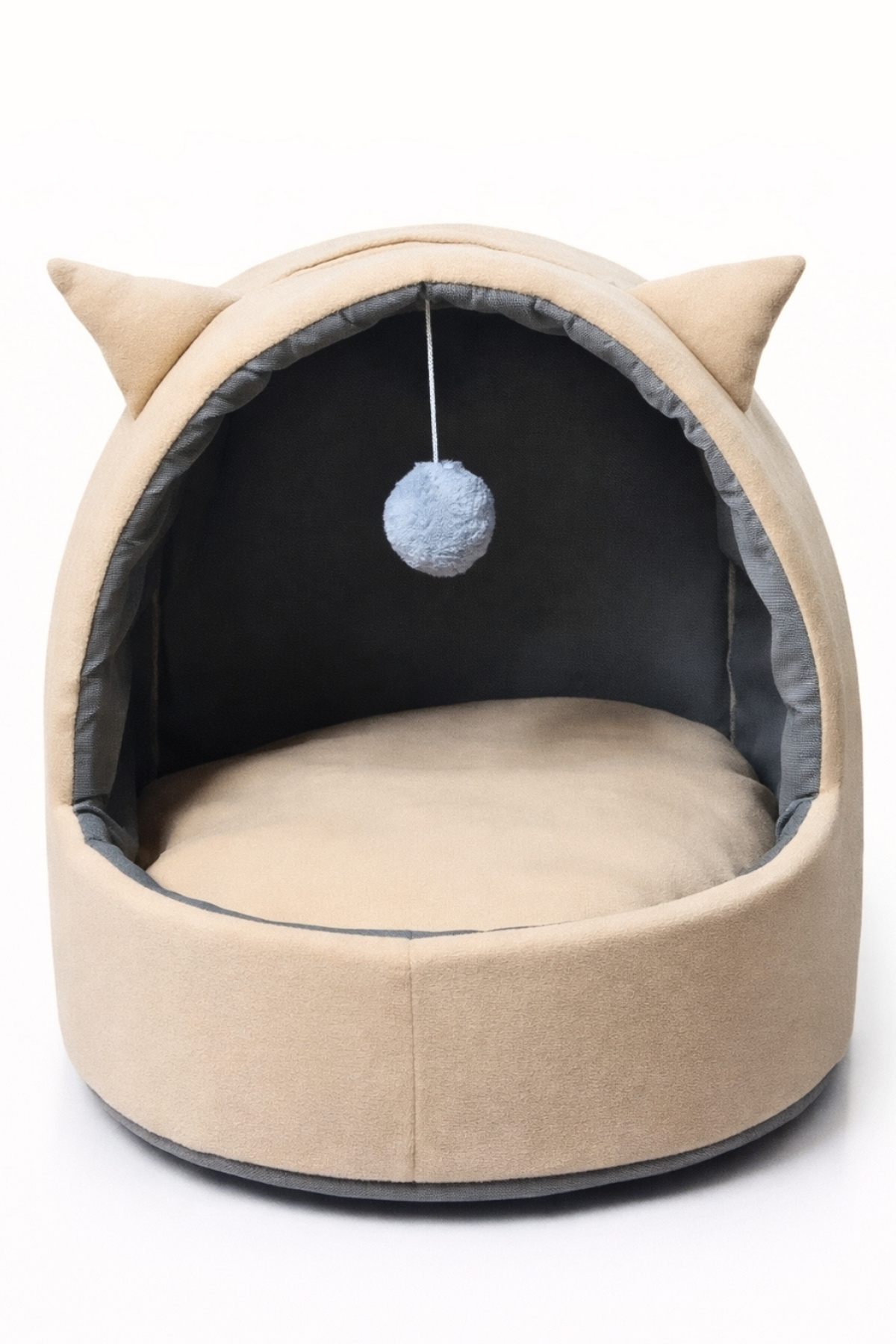 Trompet's Bej Kulaklı Yıkanabilir Kedi ve Köpek Yatağı Trompet's Bej Kulaklı Yıkanabilir Kedi ve Köpek Yatağı
