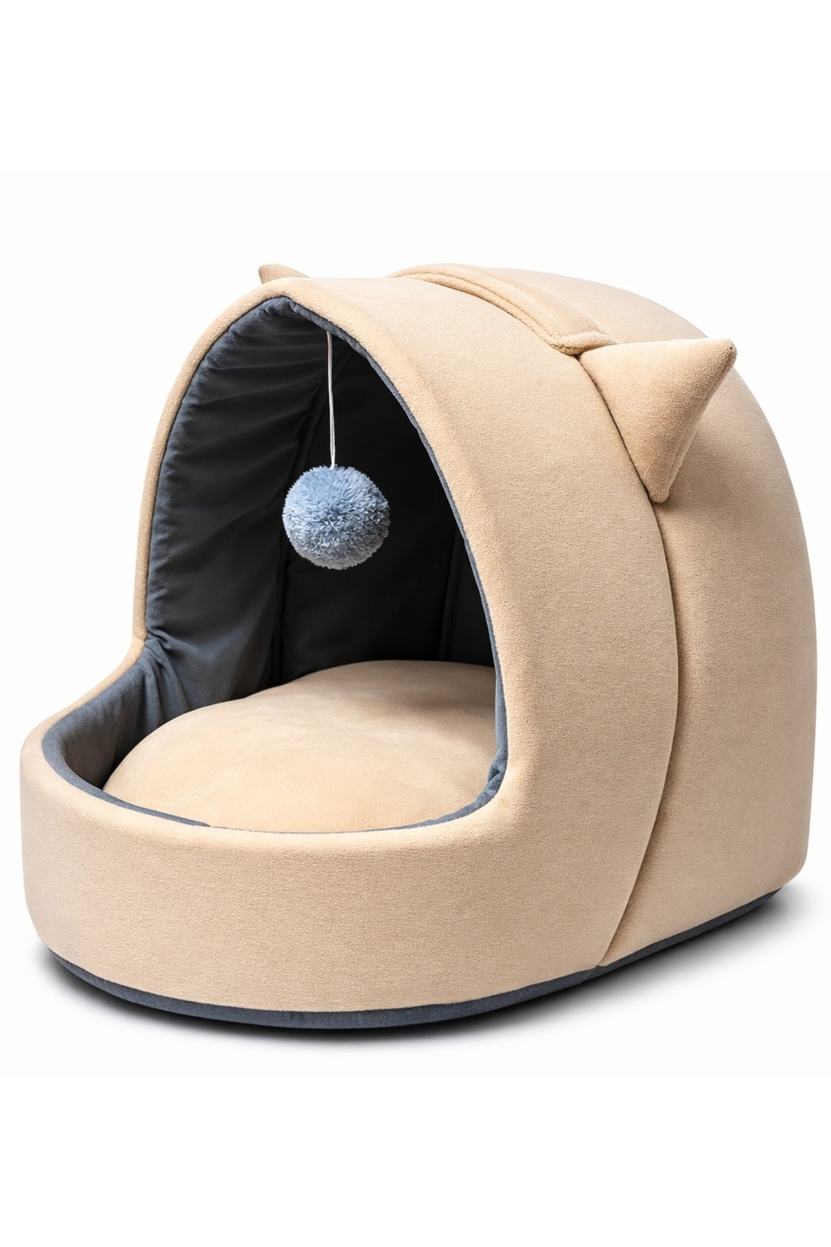 Trompet's Bej Kulaklı Yıkanabilir Kedi ve Köpek Yatağı Trompet's Bej Kulaklı Yıkanabilir Kedi ve Köpek Yatağı