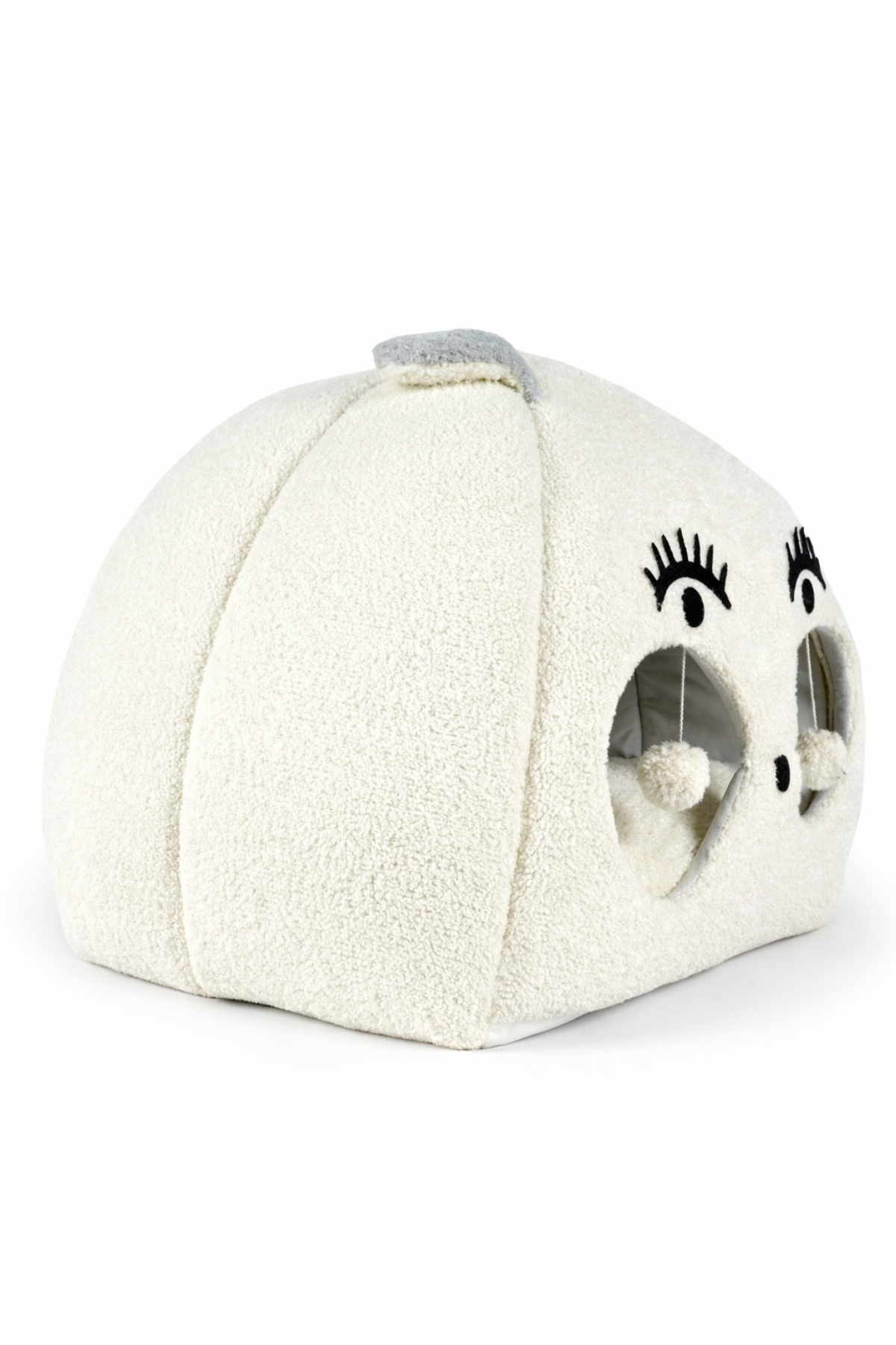 Trompet's Beyaz Kedi Kafalı Büyük Kedi Evi Yatağı Trompet's Beyaz Kedi Kafalı Büyük Kedi Evi Yatağı