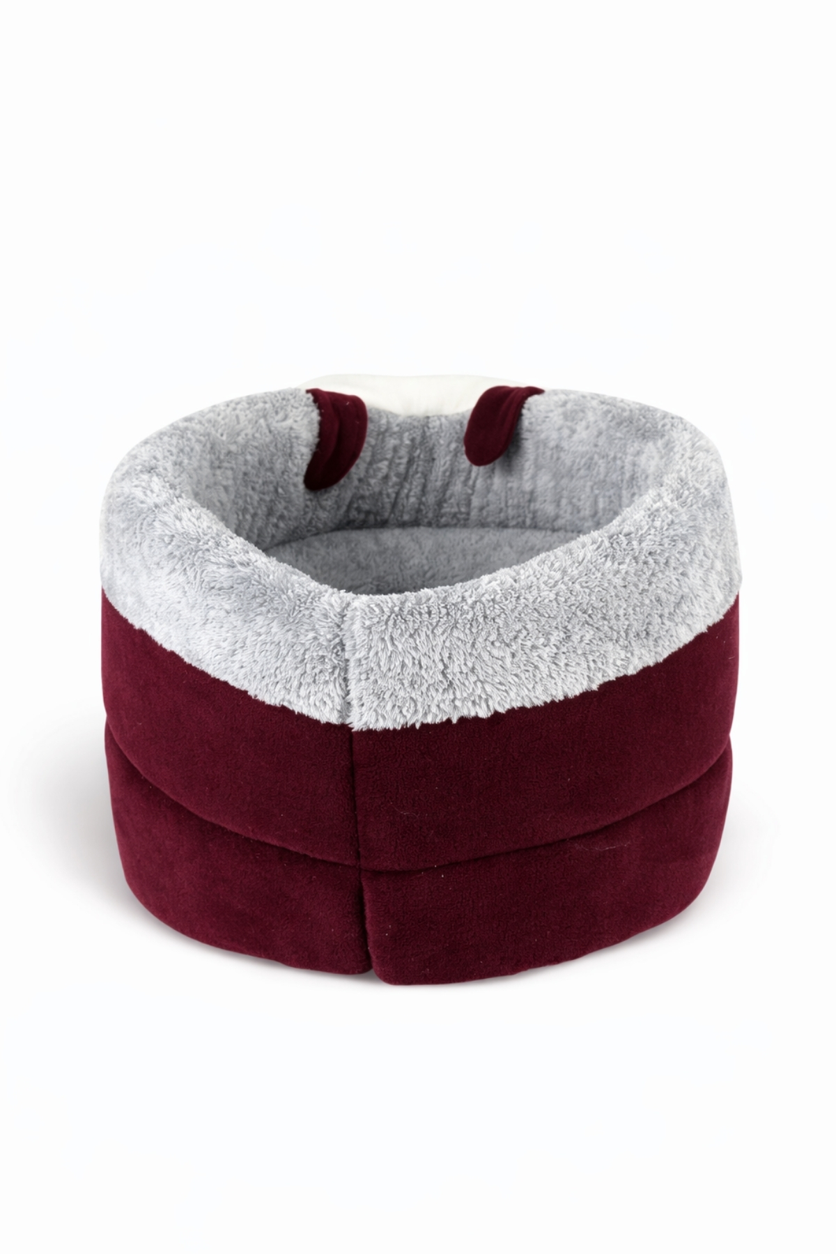 Trompet's Bordo Gri Yıkanabilir Kutu Kedi Yatağı 40x40 Cm Trompet's Bordo Gri Yıkanabilir Kutu Kedi Yatağı 40x40 Cm