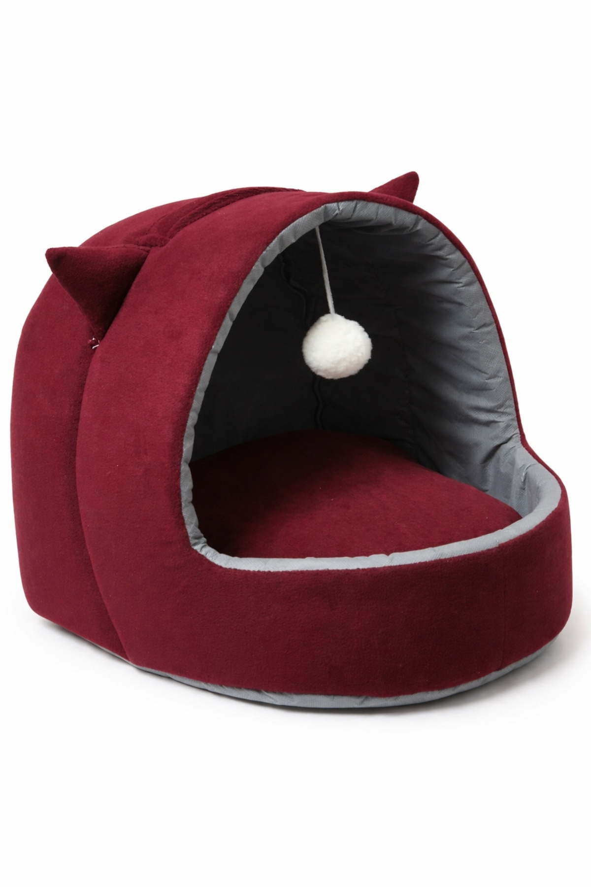 Trompet's Bordo Kulaklı Yıkanabilir Kedi ve Köpek Yatağı Trompet's Bordo Kulaklı Yıkanabilir Kedi ve Köpek Yatağı