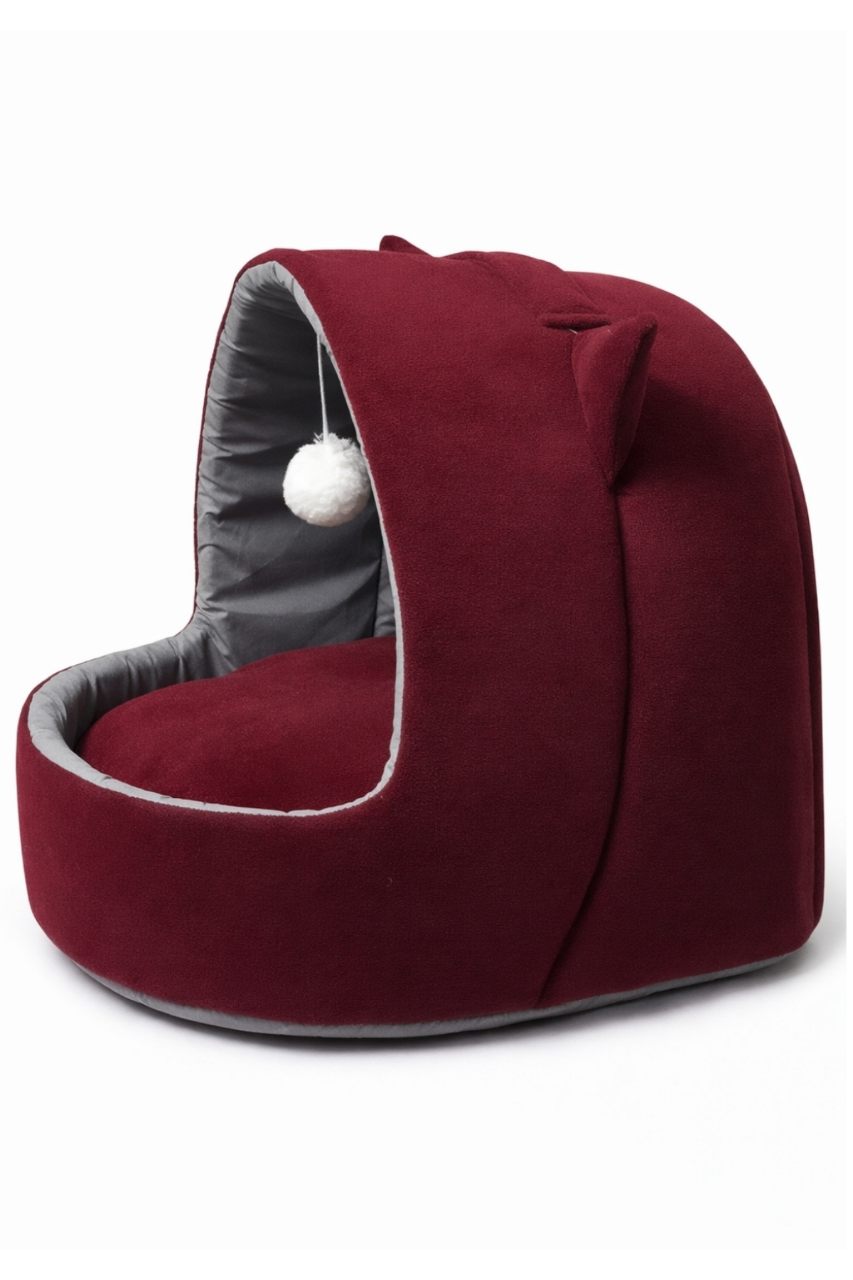 Trompet's Bordo Kulaklı Yıkanabilir Kedi ve Köpek Yatağı Trompet's Bordo Kulaklı Yıkanabilir Kedi ve Köpek Yatağı